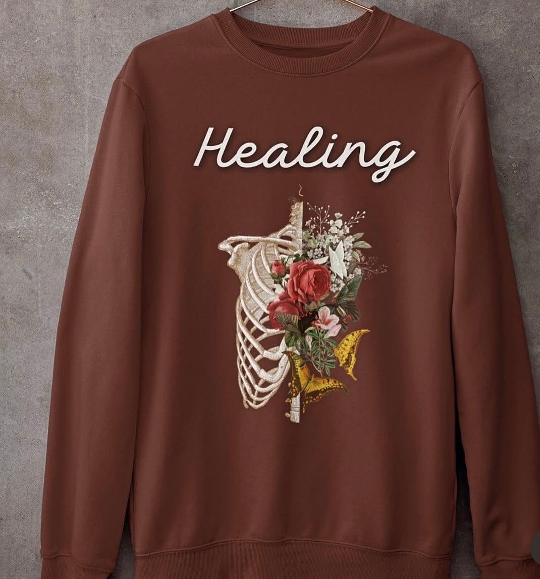 Healing flower sweatshirt